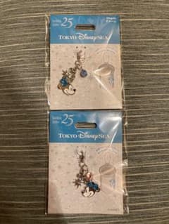 東京ディズニーシー 25周年　スパークリングジュビリー チャーム　ミッキー　2種