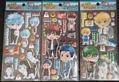 ☆黒子のバスケ☆ BIGぷくぷくシール 3枚セットのサムネイル