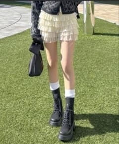 FOREVER21レースフリルショートパンツのサムネイル
