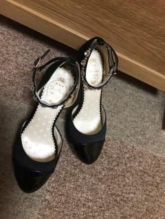 フェルゥ☆黒パンプスハイヒールM23.5cmのサムネイル