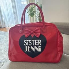 SISTER JENNI BIGエナメルバッグ レッドのサムネイル