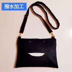 撥水加工】無地 シンプル ショルダーティッシュケース 保育士 - メルカリ