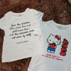 H＆M　 ユニクロ    女の子   Ｔシャツ　130のサムネイル