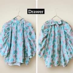 Drawer✨RESORTフラワージャガードブラウス【クリーニング済み美品】38