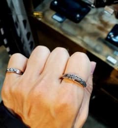 21号 クロムハーツ ベイビークラシックダガー リング シルバー 正規品 クロムハーツベビークラシックダガーリング|クロムハーツ通販専門店