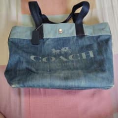 COACH デニム トートバッグのサムネイル