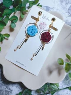 ✾水引✾ピアス/イヤリングのサムネイル