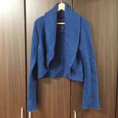 ☆クールな青のニットショートボレロ☆のサムネイル