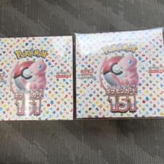 【BOX】 スカーレット＆バイオレット 強化拡張パック ポケモンカード151のサムネイル