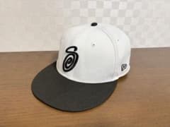 NEWERA Stussy コラボ ニューエラ 稀少 ホワイトのサムネイル