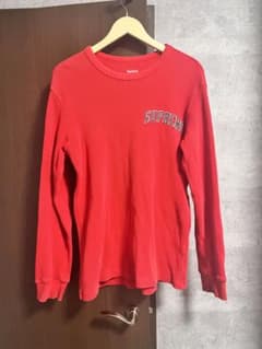 17FW supreme Arc Logo L/S Thermal 赤 Redのサムネイル