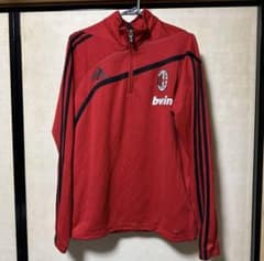 NIVEA様専用 adidas ハーフジップ　acミラン　サッカージャージ 長袖のサムネイル