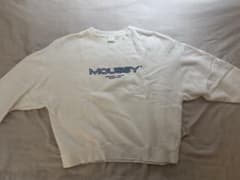 MOUSSY スウェット ホワイト ロゴ入りのサムネイル