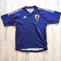 よ*し様 日本製サッカー日本代表Tシャツ　アディダスＭのサムネイル