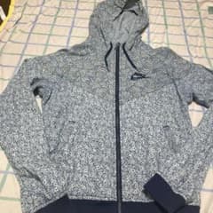 NIKE ペイズリー柄 ジップアップパーカー フーディー