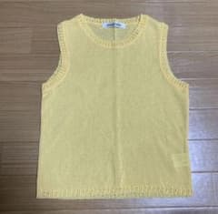 新品　ATSUKI ONISHI アツキオオニシ　イエローニットタンクトップのサムネイル