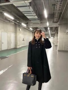 GUCCI インターロッキングGウールコート グッチコート 矢田亜希子着用
