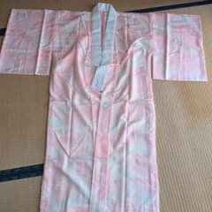 長襦袢 ピンク 鶴模様のサムネイル