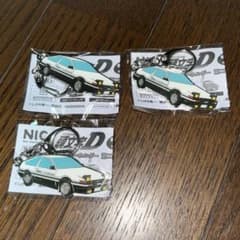 イニシャルD 頭文字D AE86レビン トレノ　3点セット　メタルキーホルダーのサムネイル