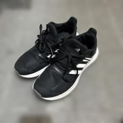 adidas レディース スニーカー ブラックのサムネイル