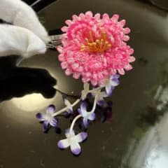 髪飾り かんざし 花飾り　七五三　飾り