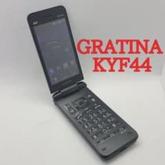 ☆現行モデル☆ GRATINA KYF44 au SIMフリー ガラホ ③ KYOCERA（京セラ） 使用少 美品☆ SIMフリー au GRATINA KYF44