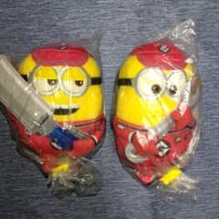 【2種セット】怪盗グルーのミニオン超変身　ぬいぐるみ　ピットクルー　ロン　フィル