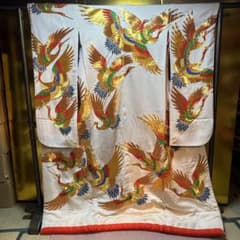 打掛正絹刺繍昭和アンティーク品 Yahoo!オークション -「打掛 アンティーク」の落札相場・落札価格