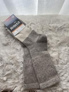 YANMAL モンゴル産 ウールソックス グレー 防寒のサムネイル