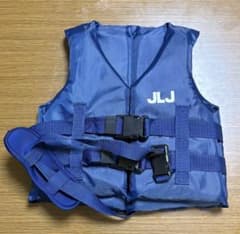 キッズ用 ライフジャケット ブルー JLJ L.S.A.J