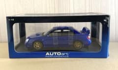スバル インプレッサ WRX STI BLUE 2003 1/18スケール - メルカリ