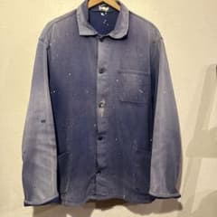 雰囲気◎鬼フェード　ヴィンテージ　フレンチ　カバーオール　ボロ　70s 80s 雰囲気◎鬼フェード ヴィンテージ フレンチ カバーオール ボロ 70s 80s