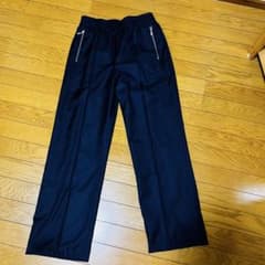 Needles ストライプ パンツ S ネイビー - メルカリ