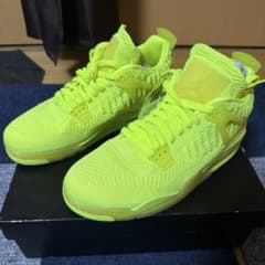 Air Jordan 4 Retro ネオンイエロー 8.5のサムネイル