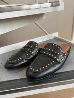 COACH コーチ　黒　スリッポンのサムネイル