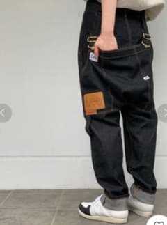 メルシーボークー New des Lee サルエルデニムパンツ ブラック - メルカリ