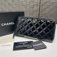 S*i様 CHANEL マトラッセ　キルティング 長財布 ブラック S*i様 CHANEL マトラッセ キルティング 長財布 ブラック - 小物