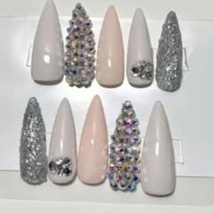 【現品】ギャルネイル 派手 ネイルチップ ギャルのサムネイル