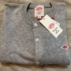 新品タグ付き】DANTON（ダントン）ウールカーディガン 36 ライトグレー