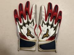 ミズノプロ 限定 村上モデル バッティンググローブ 侍ジャパン 勝色 