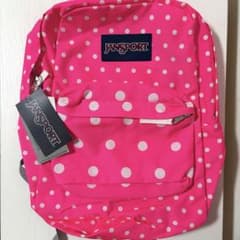 希少】JANSPORT ピンク ドット リュック ジャンスポーツ - メルカリ
