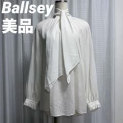 Ballsey ♡ コットンガーゼエンブロイダリーボウタイブラウス　ボールジィ Ballseyボールジィコットンガーゼエンブロイダリー バックボウタイ