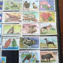 フィリピン 切手コレクション 動物 植物のサムネイル