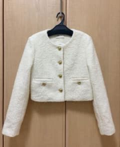 【THE TOÉ】Chiemsee Jacket ホワイト　Sサイズのサムネイル