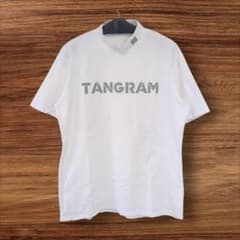 極美品】タングラム TANGRAM モックネック Tシャツ ホワイトXLゴルフ