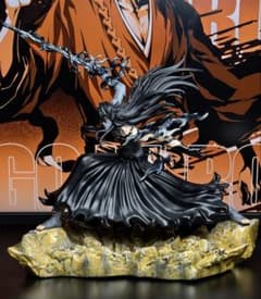 BLEACH 無月 黒崎一護 海外フィギュア　35cm BLEACH 黒崎一護 無月 フィギュア PVC製 約25cm自宅発送 実物写真
