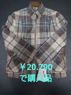 レディース チェック柄ジャケット(新品未使用品)のサムネイル