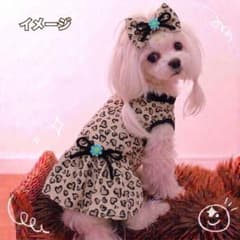 メッシュ生地 わんちゃん夏用ワンピース 完成品 ハンドメイド犬服