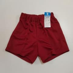 体操服ショートパンツ S エンジ／後ろポケット付き／ヒットユニオンのサムネイル
