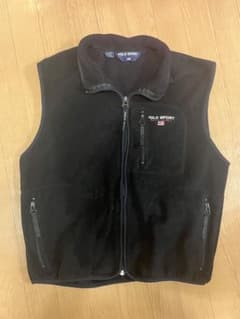 POLO SPORT Ralph Lauren フリースベスト 黒のサムネイル